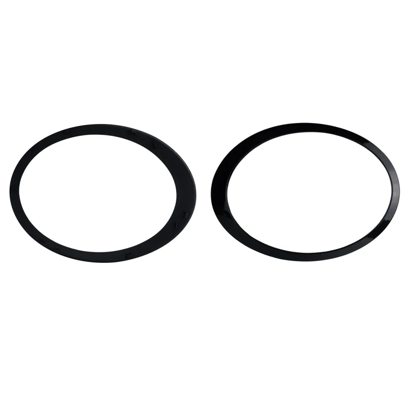 2X Gloss Black Headlight Trim Rings Bezel Cover For 2007-2015 Mini Cooper R55 R56 R57