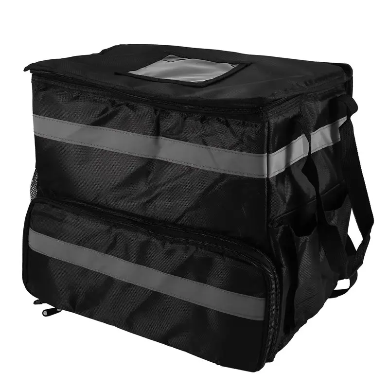 【OFF-SHELF】Delivery Large Capacity Insulated Food Bag Reusable Drink Bag Expandable Insulation Bag For Travel Carry Backpack