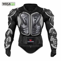 WOSAWE Men's Full Body Armor Protection Jackets Motocross Racing Moto Protective Equipment Clothes Motorcycle Jackets