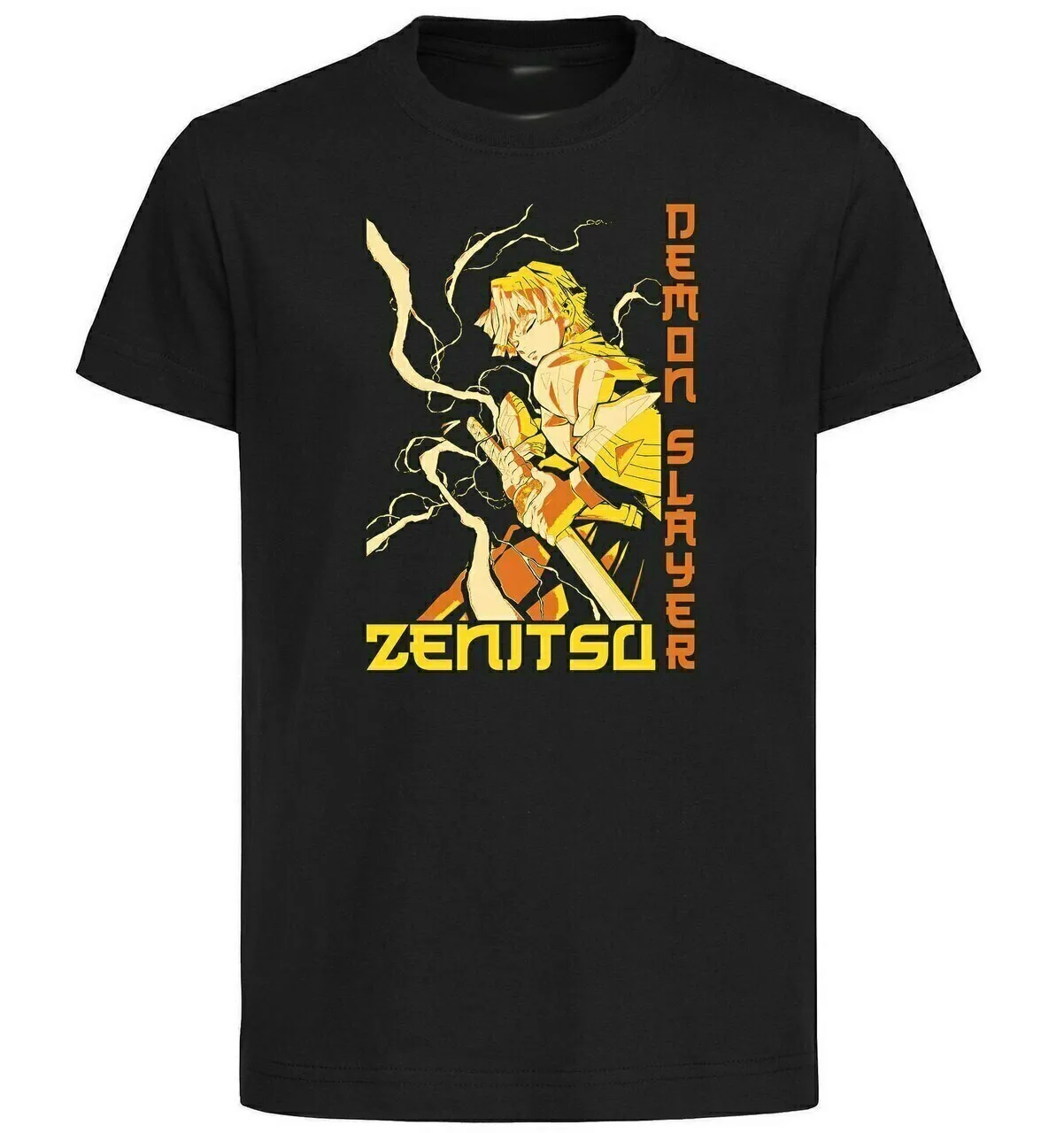 T-Shirt Unisex Black Japanese Style Demon Slayer Shinobu