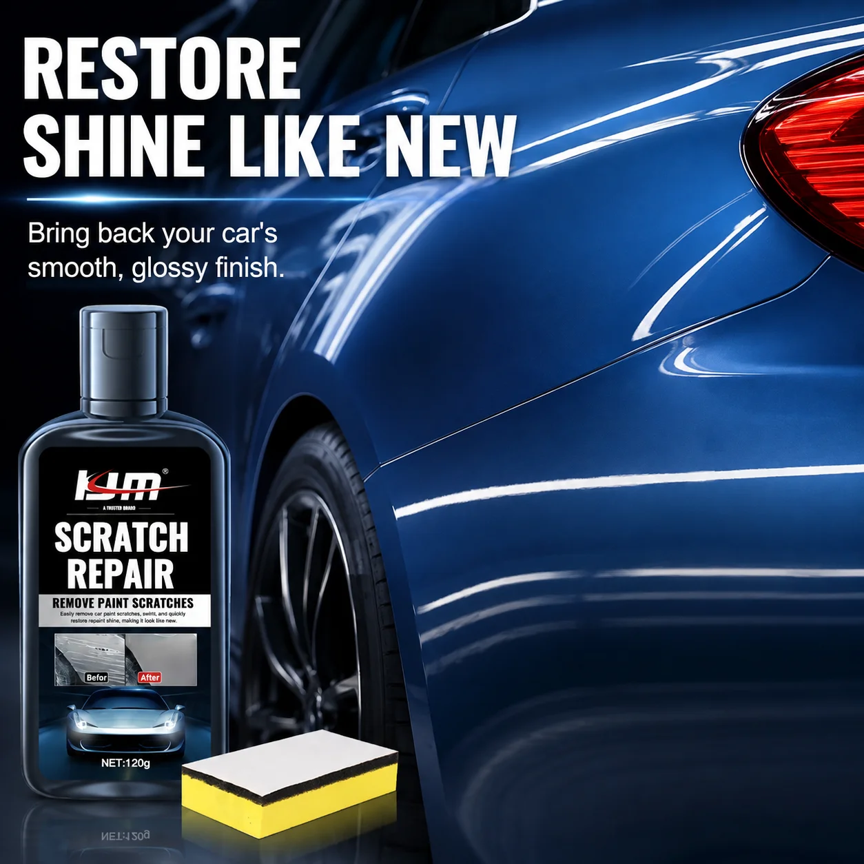 Car Scratch Remover for Autos Body Paint Scratch Care Auto Car Care Polishing and Polishing Compound Paste Car Paint Repair