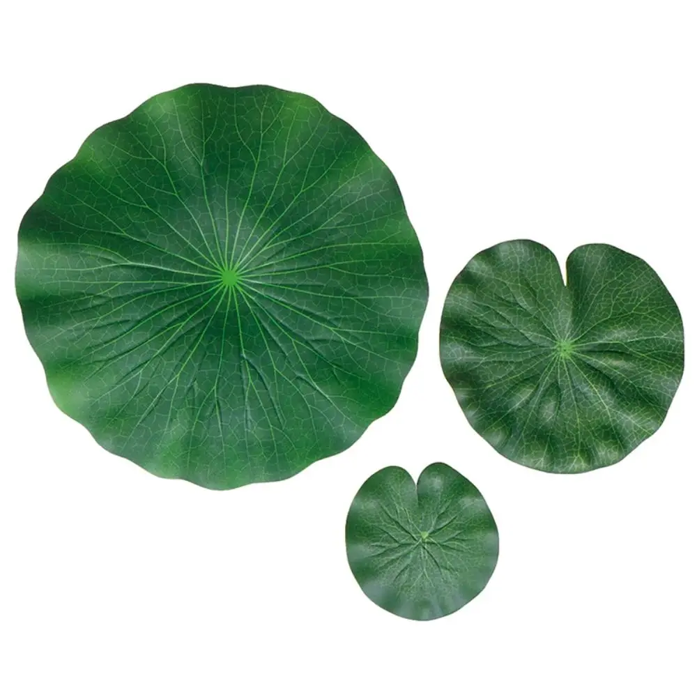 

Stage Performance For Water Pond Fish Tank Landscaping Flower Props Floating Lotus Leaf Fake Lotus Water Leaf Artificial Plant