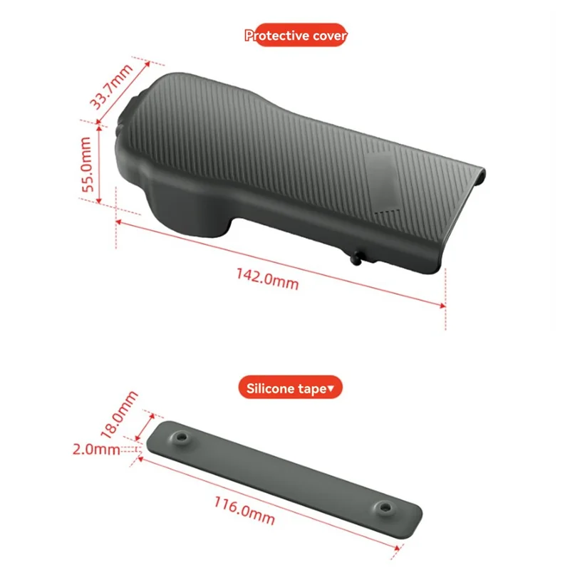 For DJI Pocket3 Flip Protective Cover Case Lens Protect Plate Accessories With 4 Filter Storage Compartment