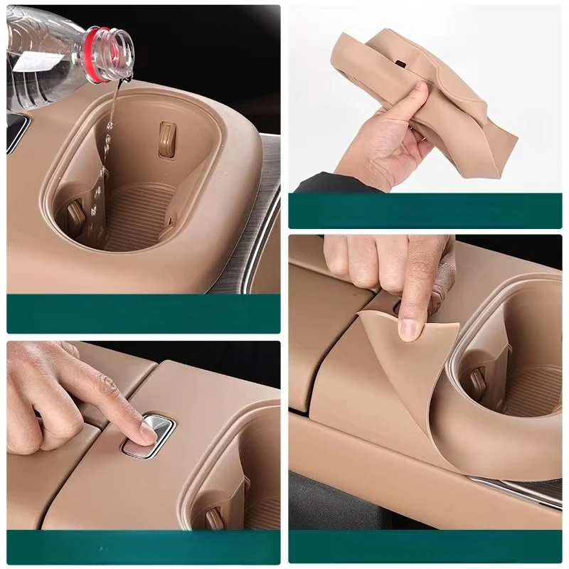 

Силиконовый коврик для подстаканника GAC AION i60, защитная накладка для беспроводной зарядки в оригинальном цвете