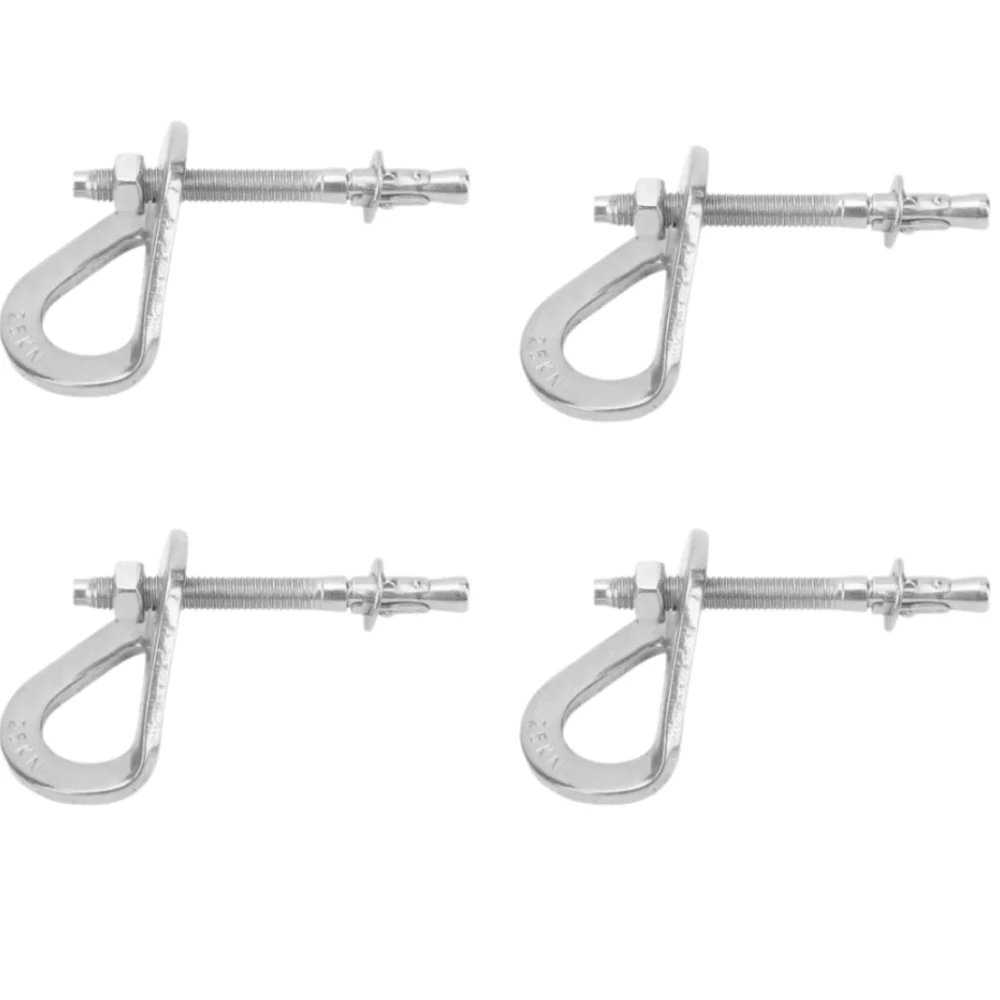 

4 шт. Прочные анкерные болты-пирони M8 из нержавеющей стали, 25 кН, для альпинизма, гамаков и подвесных систем
