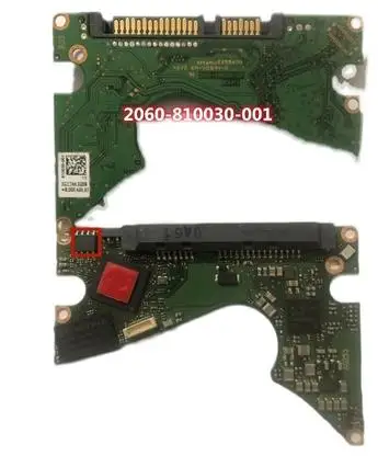 Placa lógica PCB de 810035 a SATA HDD, placa de desbloqueo 2060-810030-001 REV P1 pc3000, firmware de lectura y escritura