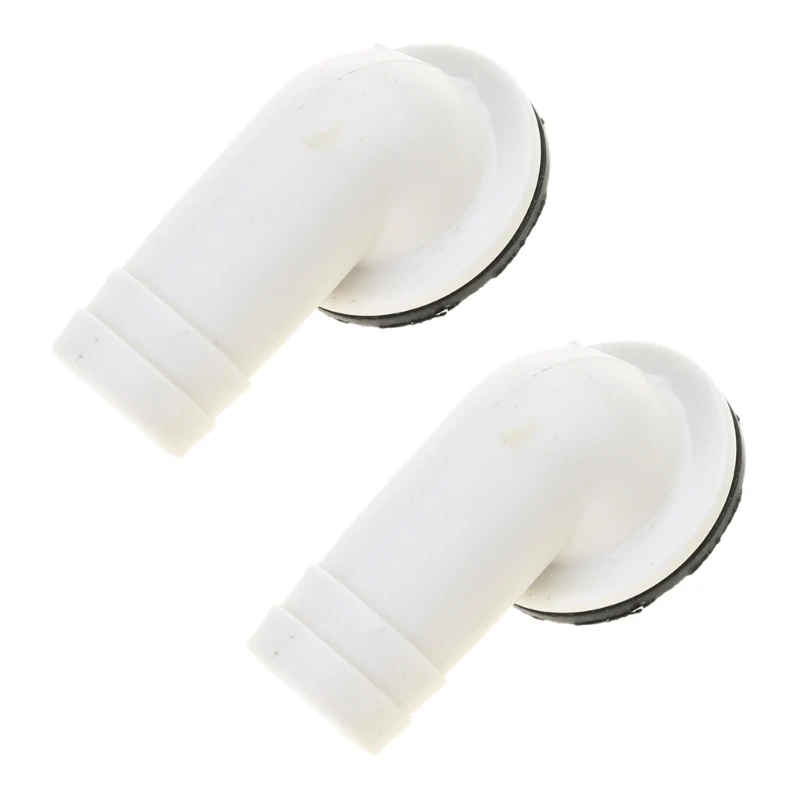 2pcs External Unit Drain Hose Connector Air Conditioner Drain Outlet Connector Elbow Fitting Air Conditioner Repair Tool