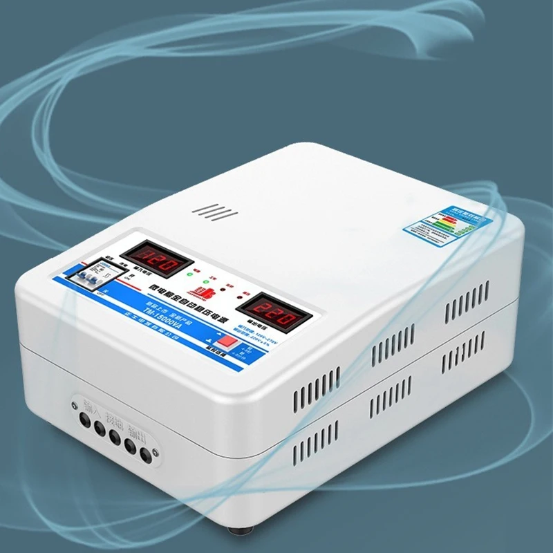 20KW Voltage Stabilizer Automatic 220V Household High-Power  Air Conditioner Special Dual Screen Digital Display Voltage Regulat