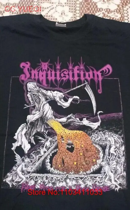 Inquisition black mass T shirt black metal band shirt, men women shirt TE8293