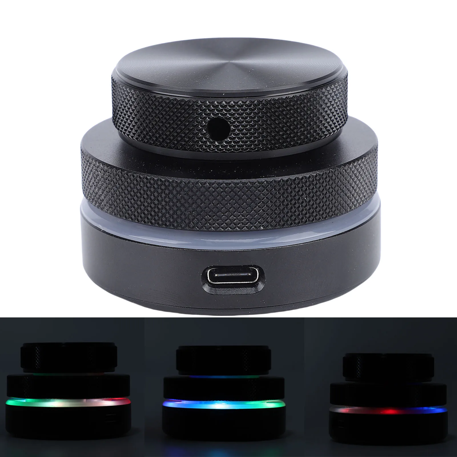 

【Новинка】индивидуальная поворотная ручка с RGB-подсветкой, ручка поворота стойки, регулятор громкости, 2,4G BT, USB C, поддержка проводного подключения для Windows