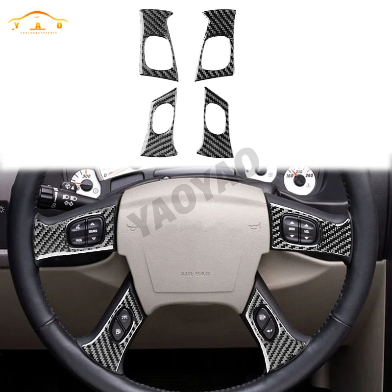 ألياف الكربون سيارة ملصق ل هامر H2 2003 2004 2005 2006 2007 عجلة توجيه سيارة زر لوحة القيادة لوحة عداد السرعة