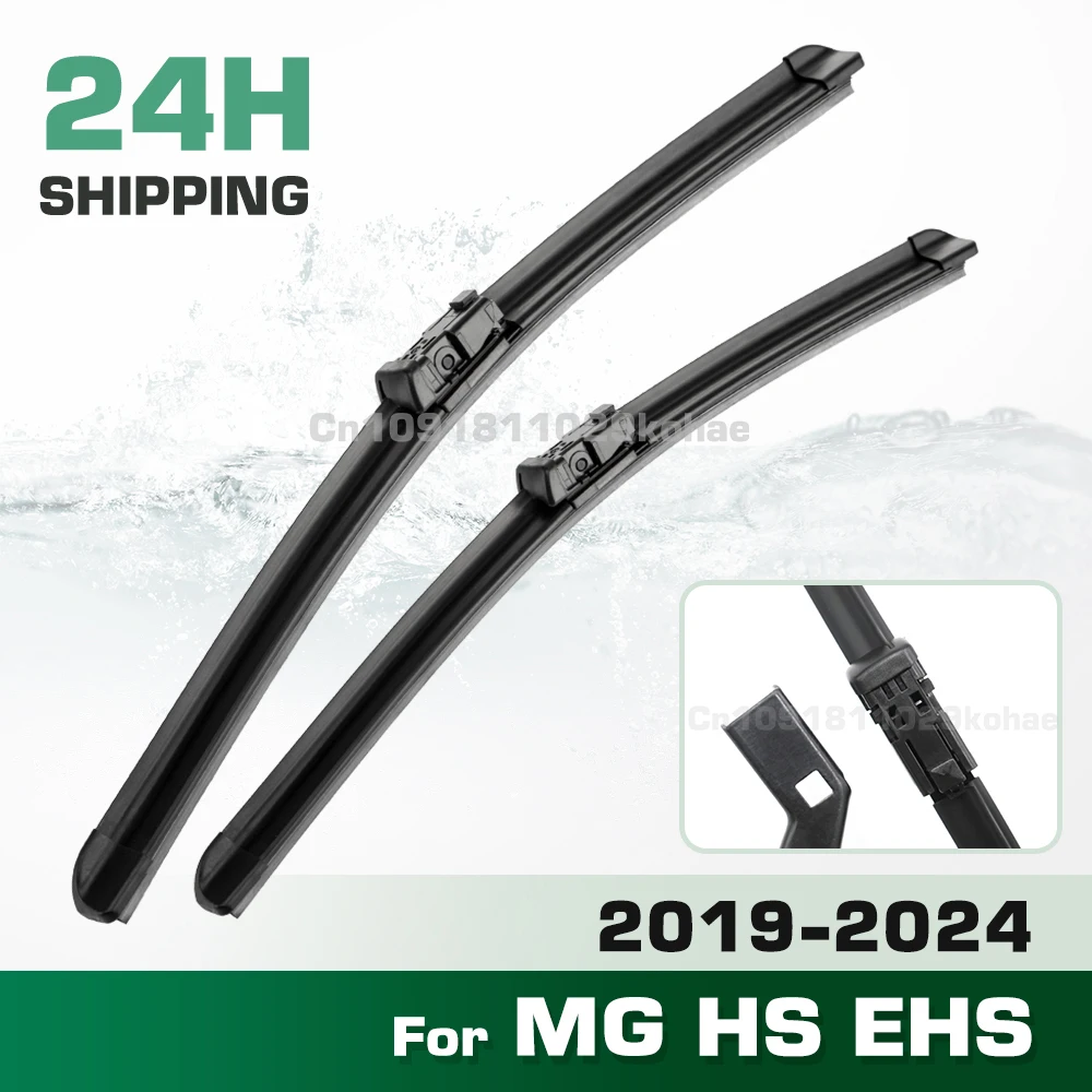 

GREATROAD Wiper LHD&RHD Front Wiper Blades Set For MG HS MGHS EHS 2019 - 2024 Windshield Windscreen Window Brush 24"+17"
