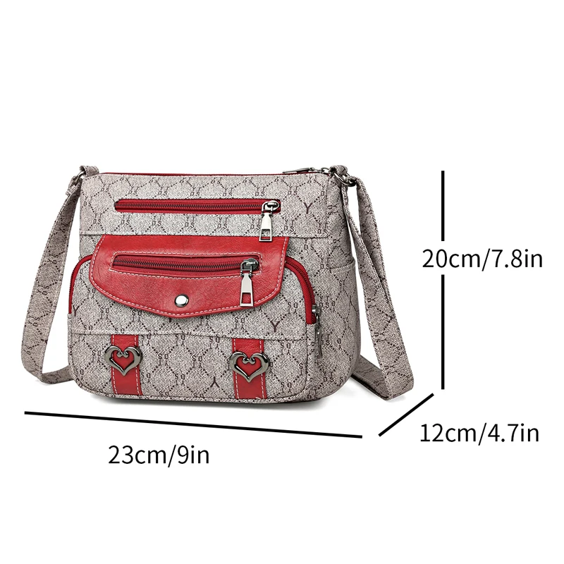 W starym stylu portfel na jedno ramię, torebka, torba Crossbody, wysokiej jakości projekt torby damska, torba Multi, torba z paskiem na ramię damska