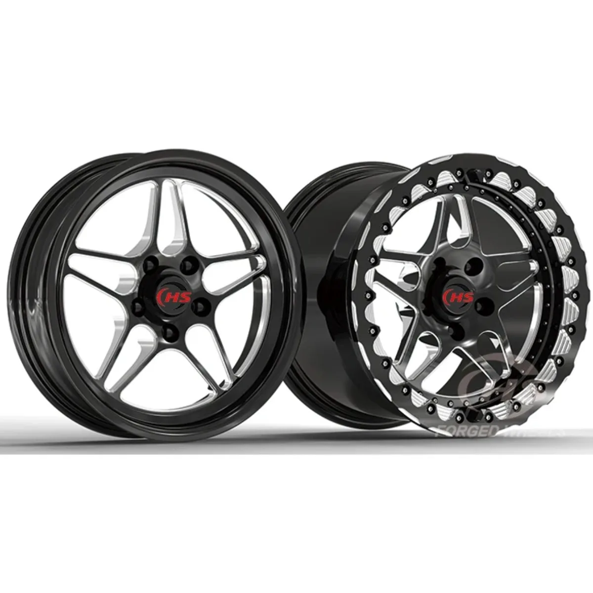 JT High-End New Two-Piece Forged Aluminium Alloy Car Wheels 18-23 Inches 40mm ET Various PCD 5x108/112/114.3/120 OEM Passenger C