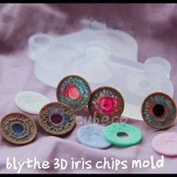 New Blythe Eye Mold Eye Chip Mold Silicone Pupil Accessories DIY Blyth Doll Accessories