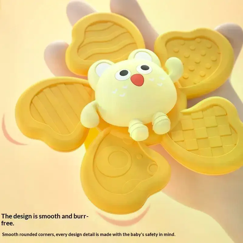 High Chair Toys Suction Cup Spinner Dining Table Rattles Fidget Educational Montessori Calming Travel Toy Gift Children