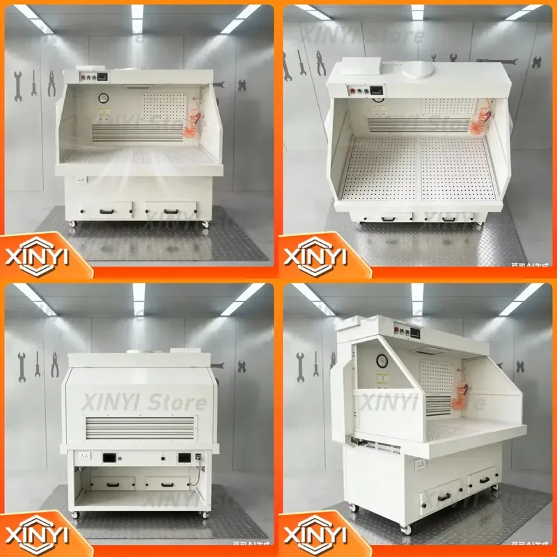 Dust-Free Grinding Workstation Downdraft with Pulse Jet Cleaning for Metalworking Dust Control