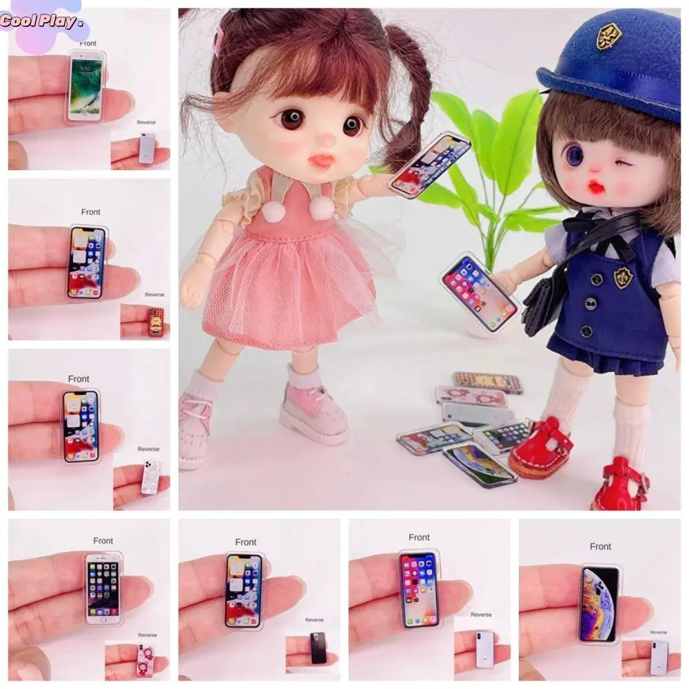 

1:12 1:12 Miniature Phone Miniature BJD Phone Dollhouse Mobile Phone Model Decoration Dollhouse Doll House Miniature Things