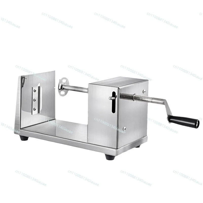 Manual Potato Tower Machine Commercial Semi-automatic Stretching Stainless Steel Cyclone Hand Potato