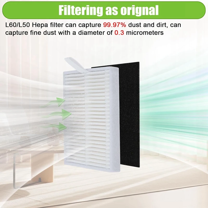 Jdzd para eufy l60/l60 ses/l50/l50 ses robô aspirador de pó escova lateral principal filtro hepa mop pano sacos poeira peças