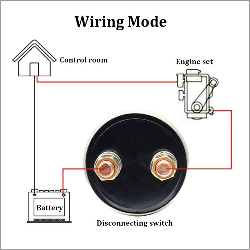 

Battery Isolator Disconnect Switch Power Cut Off Battery Switch Metal Knob With Lock Bracket