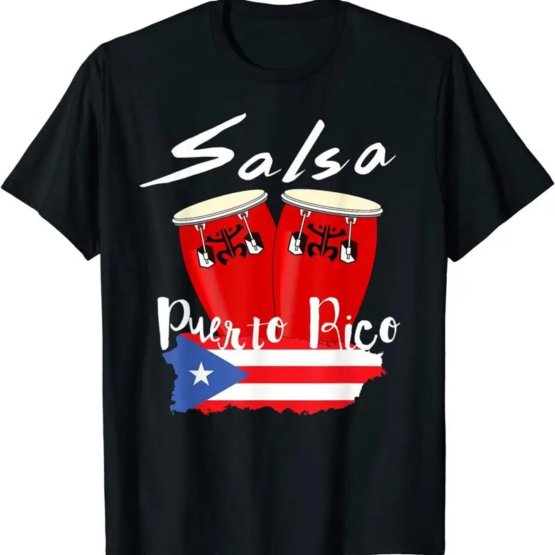 Nueva camiseta limitada De Salsa De Puerto Rico Boricua Rican Pride