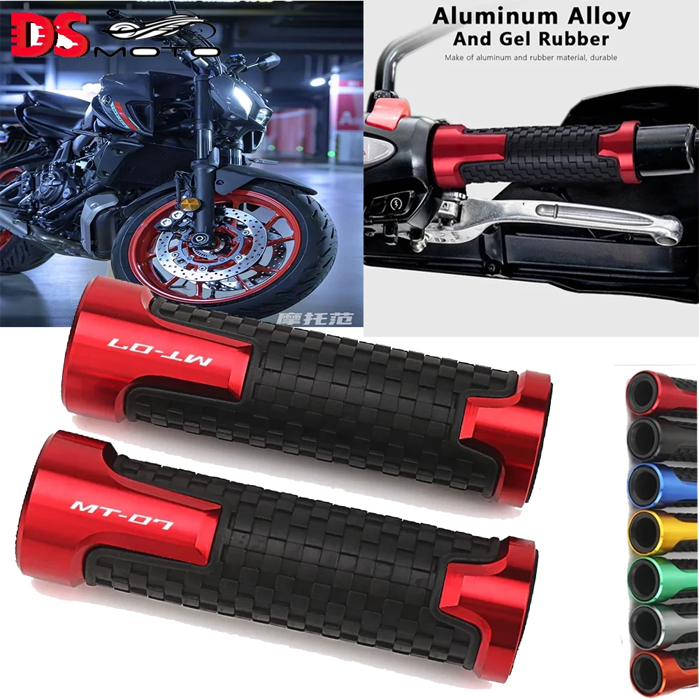 

Logo For YAMAHA MT-07 07 MT High-Quality Handle Bar Covers Hot Deal Motorcycle Accessories 7/8'' 22MM CNC Handlebar Grips