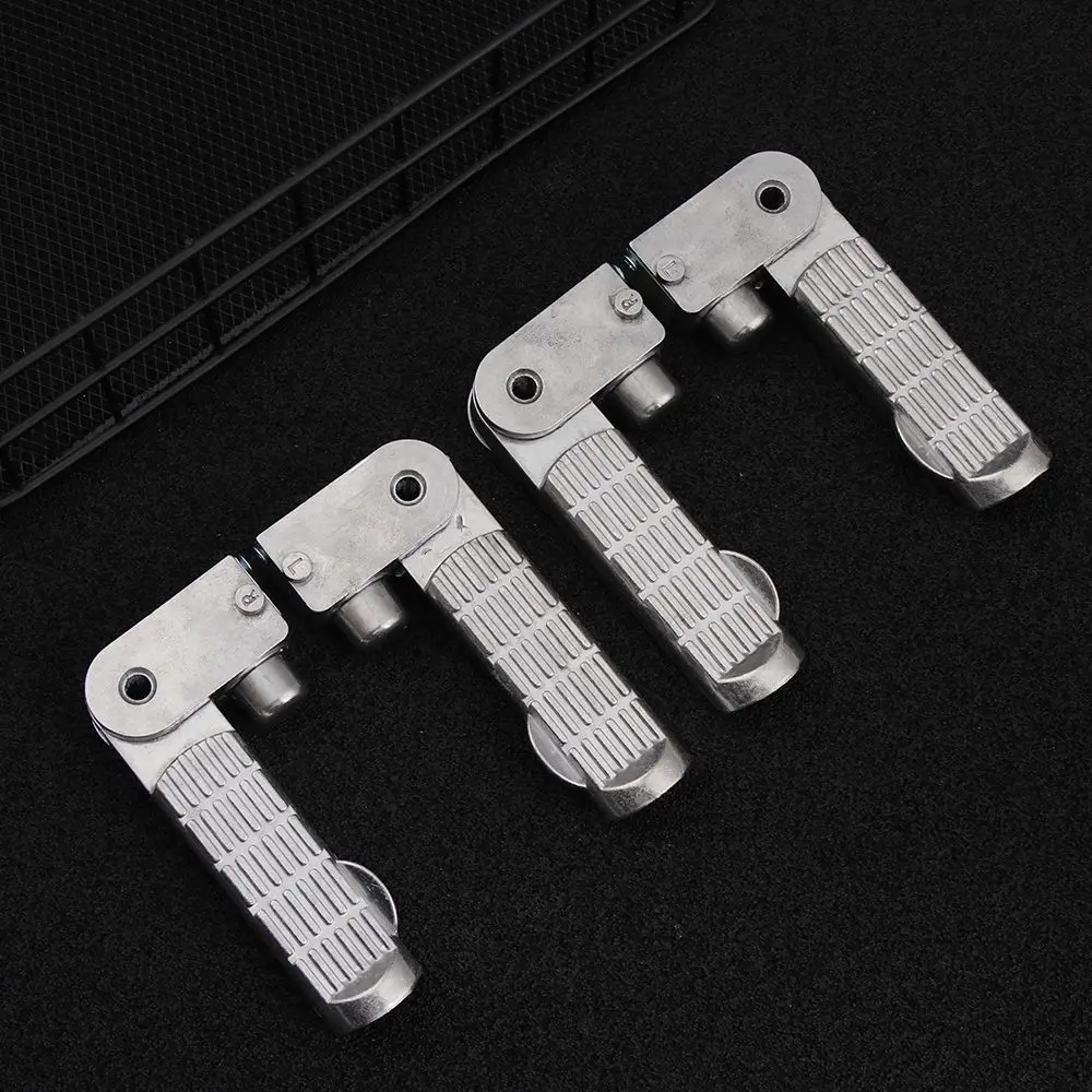 1pc/1pair High Quality Rear Socle Pedal Aluminum Alloy Rest Pegs Axle Foot Pegs Bicycle Front Pedal Electric Bicycle Pedals