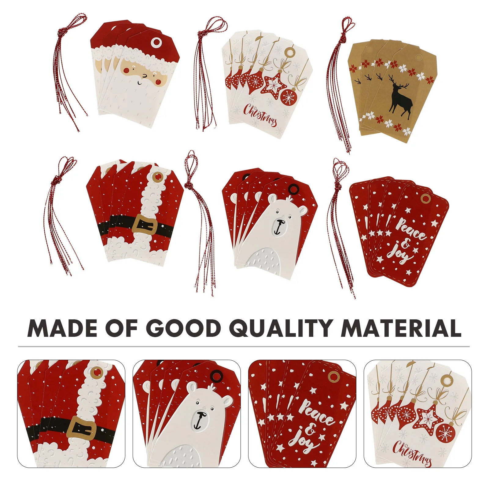 24 個クリスマスツリーハンギングタグ装飾紙ペンダントクリスマスパーティー用品ギフトラベル DIY ホリデーデコレーション装飾タグ