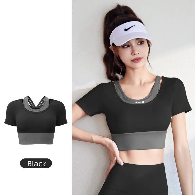2 Piece Set Seamless Yoga Skirt Suit Women Sports Fitness Wear Gym Sports Workout Running Female Leggings Suit