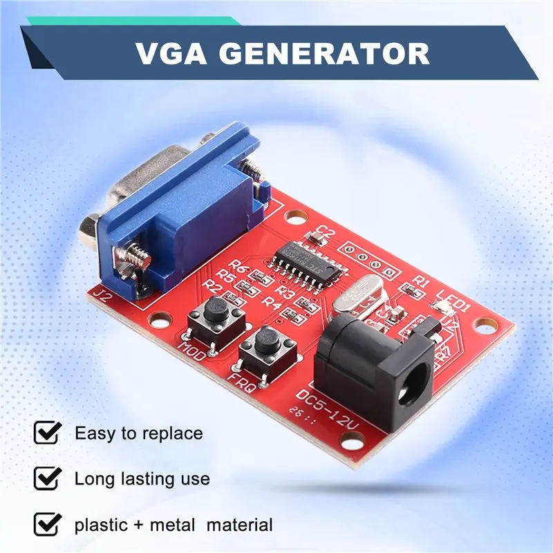 N35R-VGA Signal Generator Color-Bar Signal Generator LCD Display Source 15 Different Signals