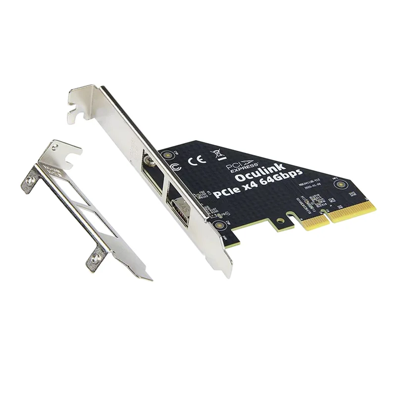 

Qy-Pcie X4to SFF 8611 и 8612 Карта адаптера Плата расширения Pciex4/To Oculink Карта адаптера PCIE Внешний адаптер Oculink
