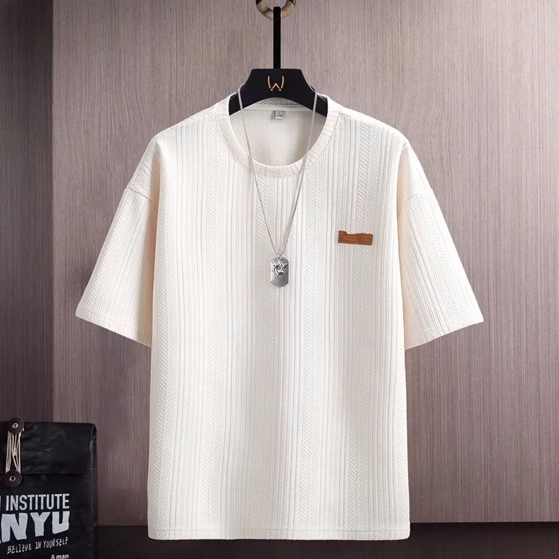 여름 패션 솔리드 컬러 스포츠 피트니스 반팔 티셔츠 세트 남성 느슨한 편안한 통기성 대형 투피스 세트