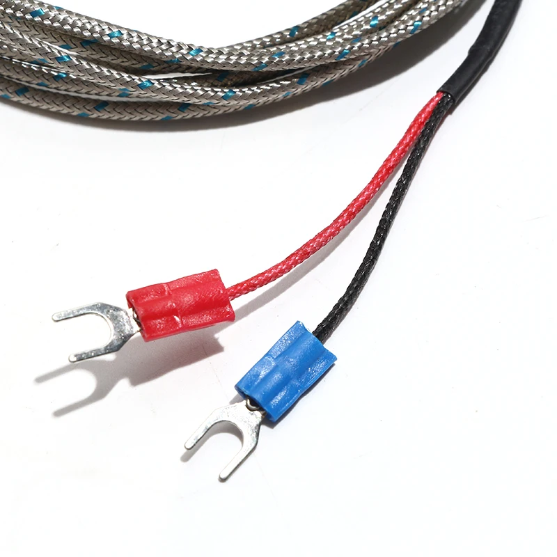 1PC WRNT-035 K/E/J-type Thermocouple High Precision Sensor Probe 0.5M 1M 2M 3M 4M Alloy Metal Shielded Wire Test Cable