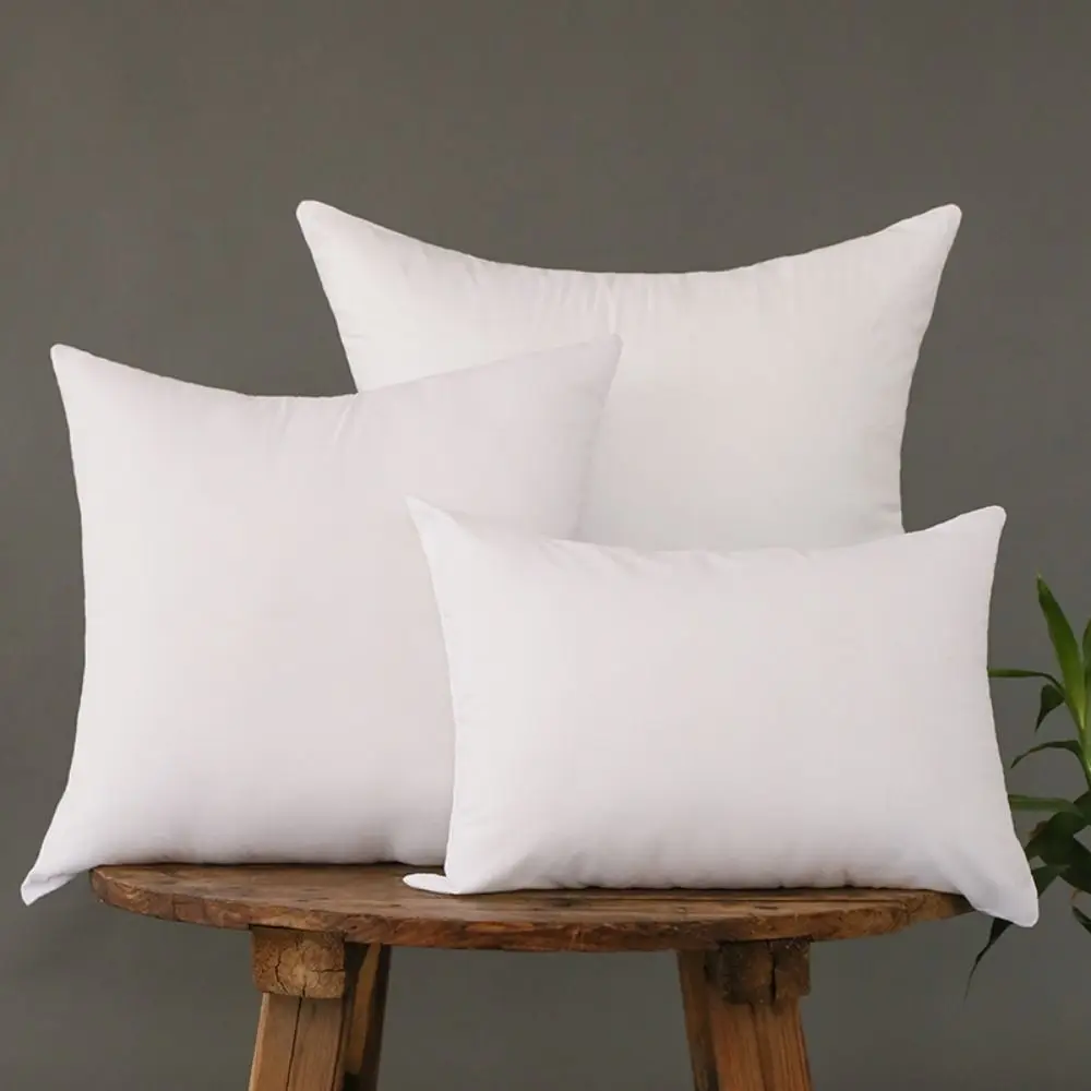 New Square Throw Pillow Insert Cotton-padded Decorative Pillow Stuffer Pillow Core Bed