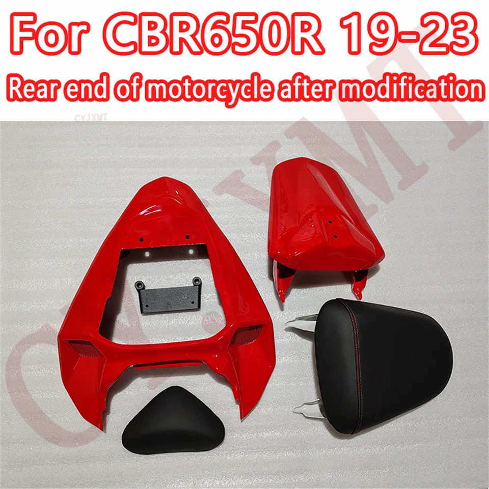 Motorcycle Shark Fin Side Panel Parts For CBR 650 2019-2023 Modified Rear Tail Cover Accessories CBR650R 19-23 Red Fairing Kits