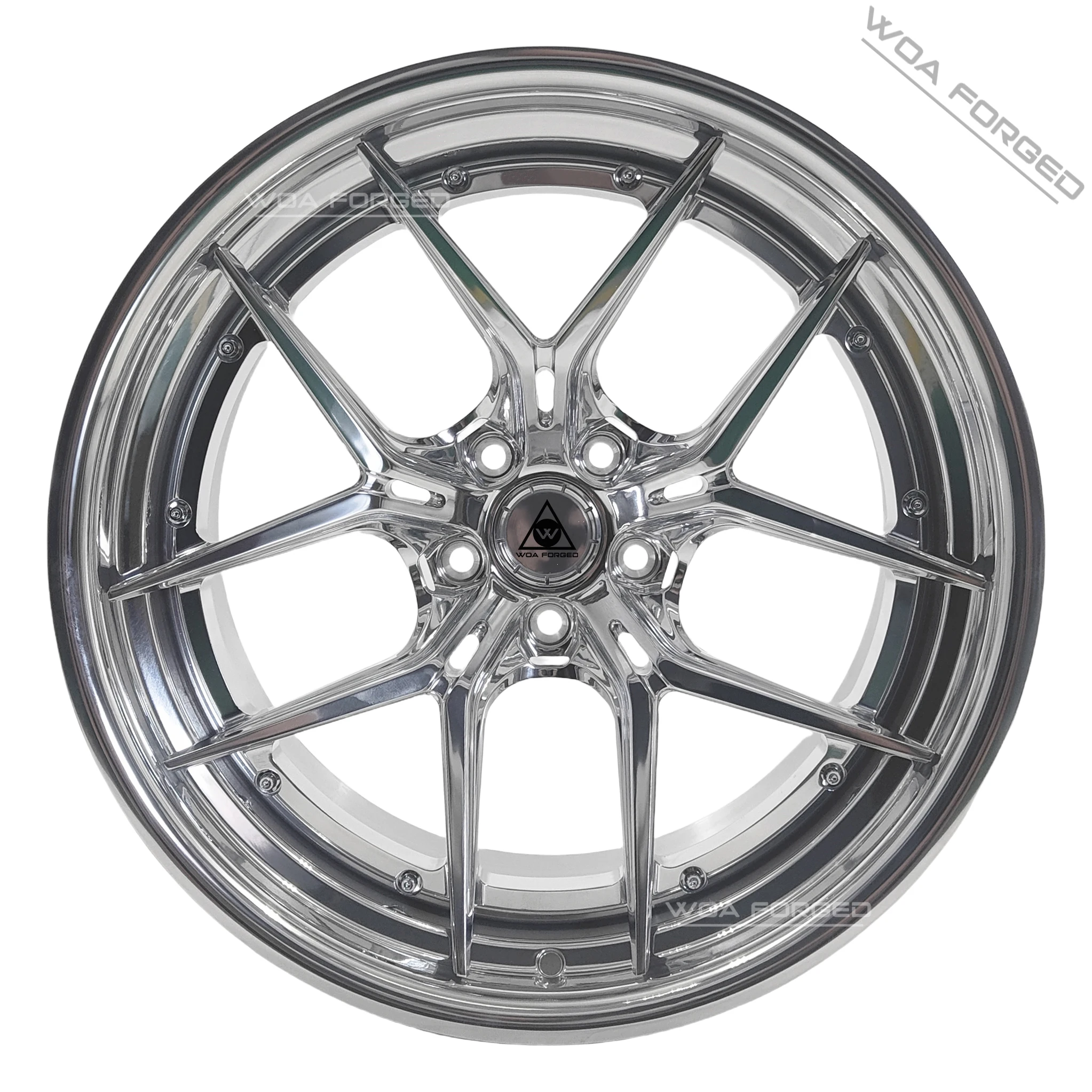 

Hot Sale Custom 2 Piece Polished Forged Wheels Custom Rims Double Color 19 20 21 22 Inch Alloy Wheels for BMW M3 M4