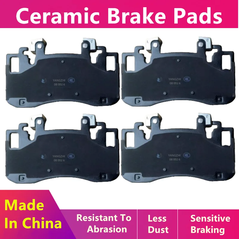 Ceramic Front Brake Pads For Zeekr 001 (6-Piston Caliper With Counterweight)/2020 2021 2022 2023 2024/Auto Parts