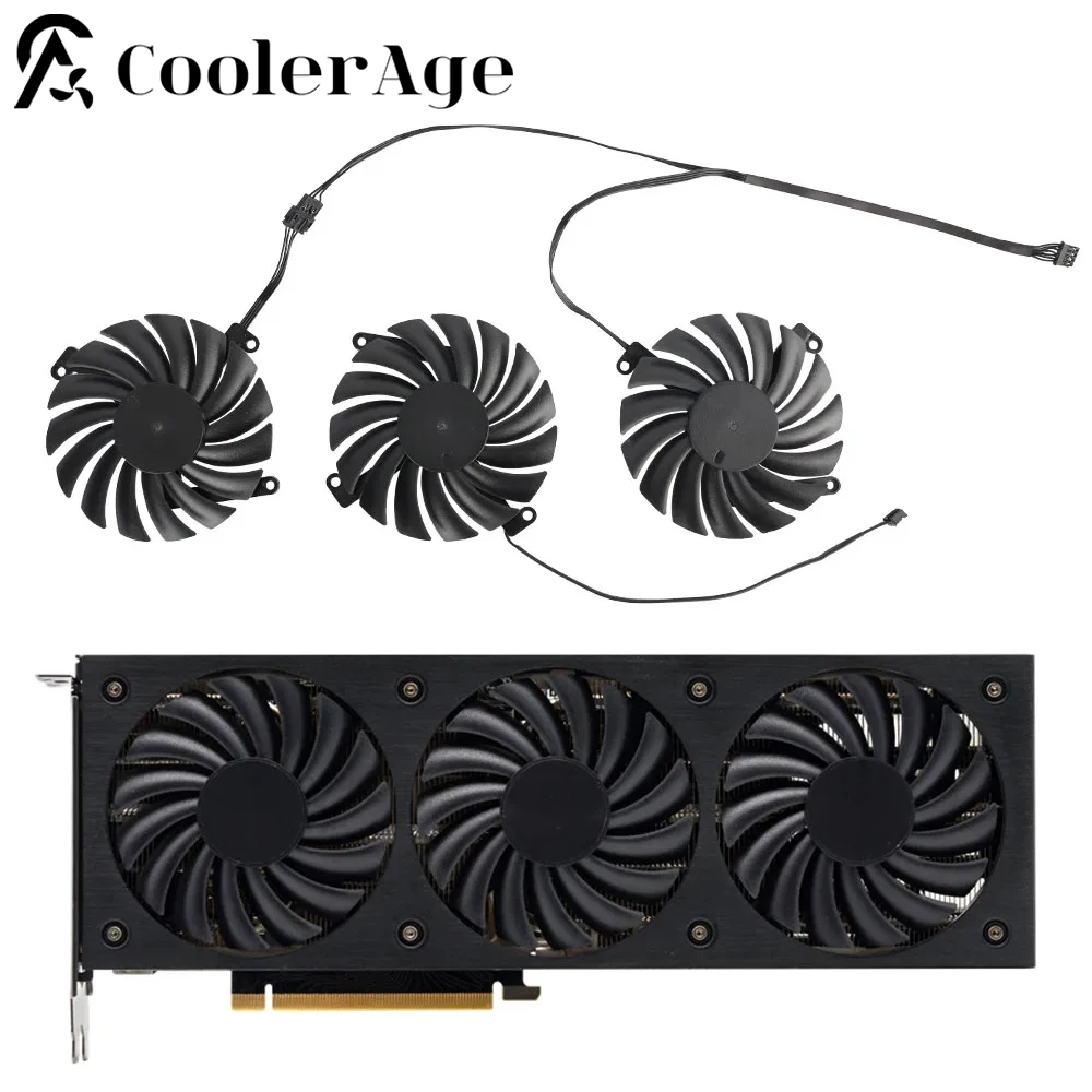 Video Card Fan Replacement For INNO3D GeForce RTX 3080 3080 Ti 3070 Ti X3 OC 85MM CF-12915S RTX3080 RTX3080Ti RTX3070Ti GPU Fan