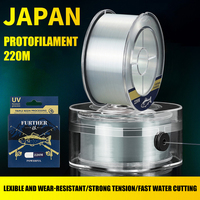 220m Monofilament Line Long Casting Super Strong Nylon String High Impact Fishing Line Clear Transparent Fishing Tackles Tools
