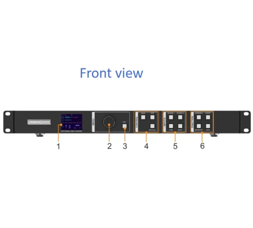 Shenzhen Novastar video processor vx400s-N support 2.6 million pixels the max output width and height is 3840 pixels