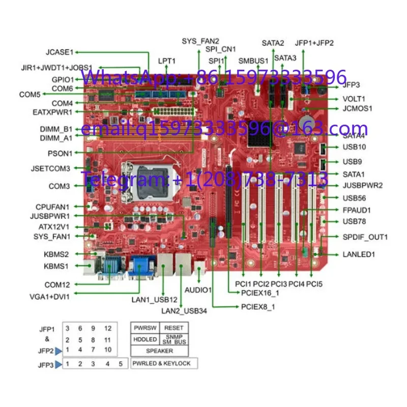 AIMB-701VG/AIMB-701G2 industrial motherboard H61 industrial computer motherboard