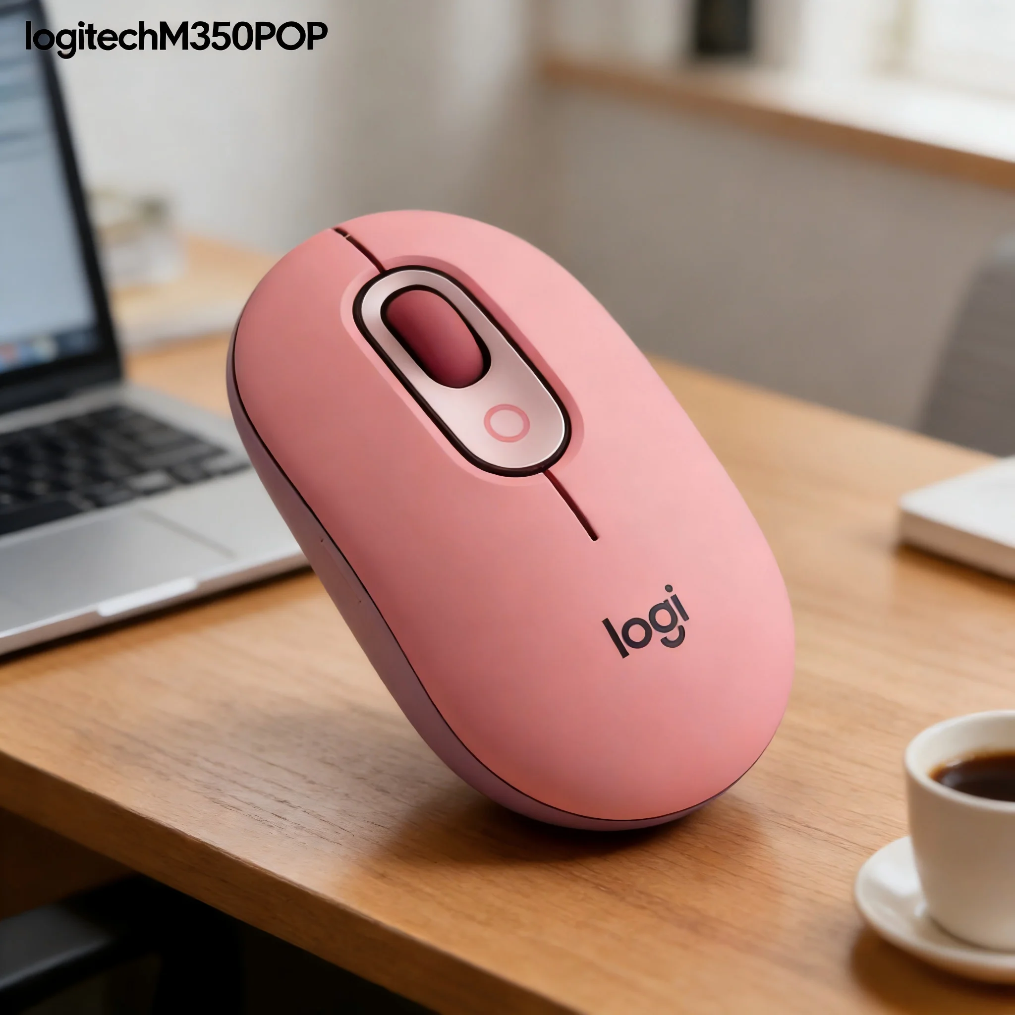 

Беспроводная перезаряжаемая мышь Logitech M350 POP, длительное время автономной работы, низкое энергопотребление, переключение между несколькими устройствами, идеальное решение