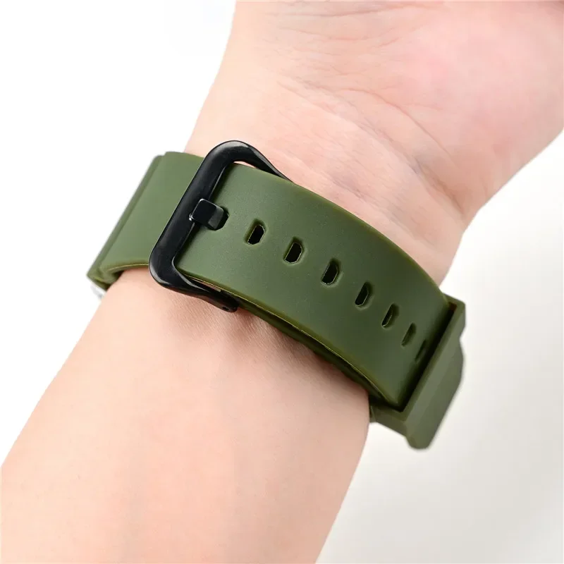 ل كاسيو G-Shock GA-2100 GM-2100 /GM-5600 بولي TPU الراتنج حزام استبدال مطاط مقاوم للمياه الرياضة الإفراج السريع سوار ساعة الفرقة