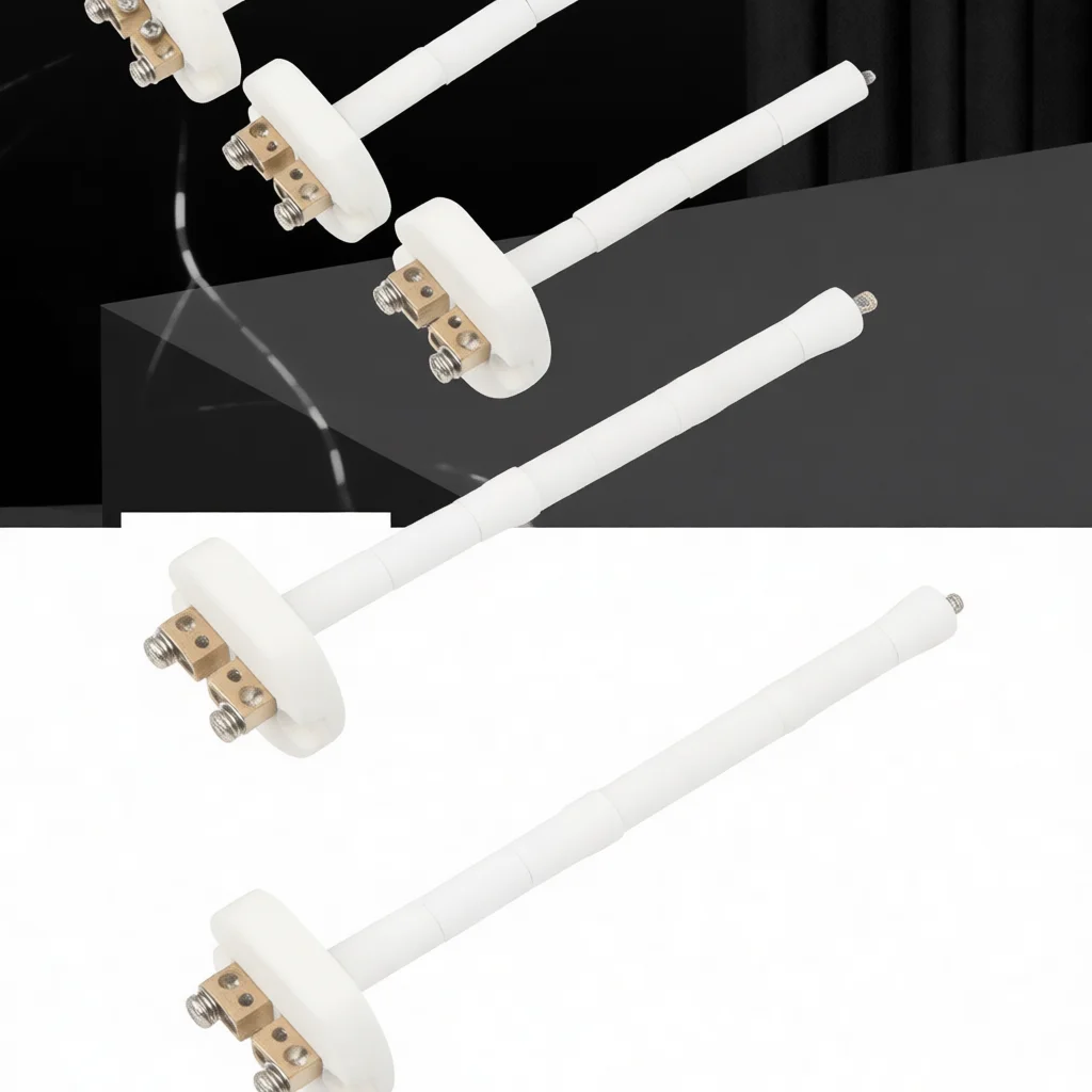 High Performance K Type Thermocouple WRN 010 Ceramic Probe Industrial Temperature Sensor For Electric Muffle Kiln Lab