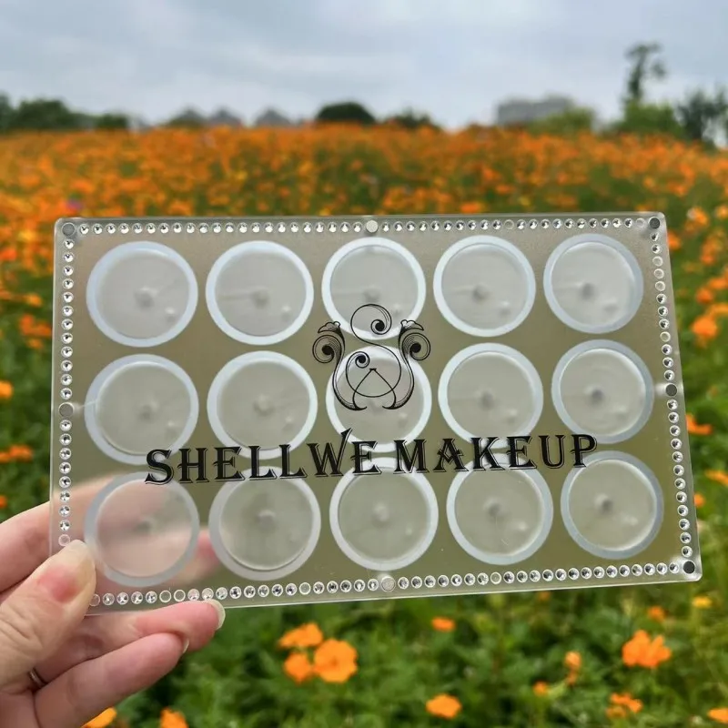 Shellwe Makeup Stray Birds Collection 12 Pan Empty Acrylic Clear Palettes  No Eyeshadow Fill In