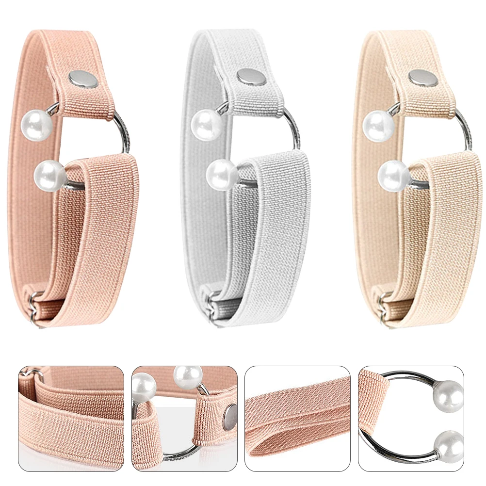 

3pcs Anti-Loose Shoe Straps For Women Stretchy Elastic High Heel Holders No Buckle Design Prevent Slipping Wedges Ballet Flats