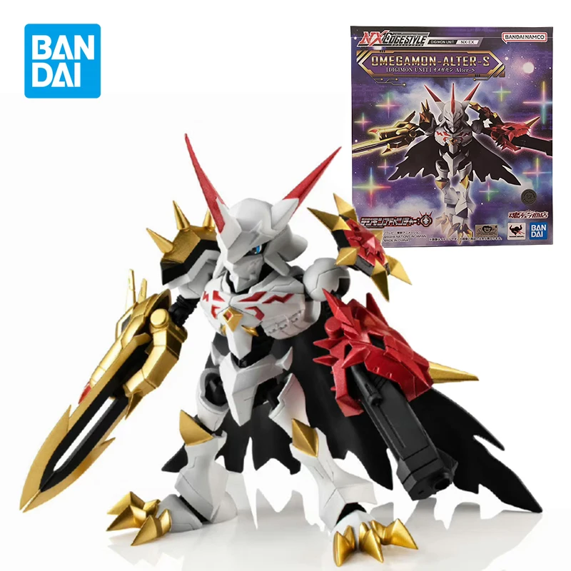 Bandai NX EDGE STYLE Digimon Action Figures Omegamon Alter-s Anime Figure Toys for Boys In Stock Original Box