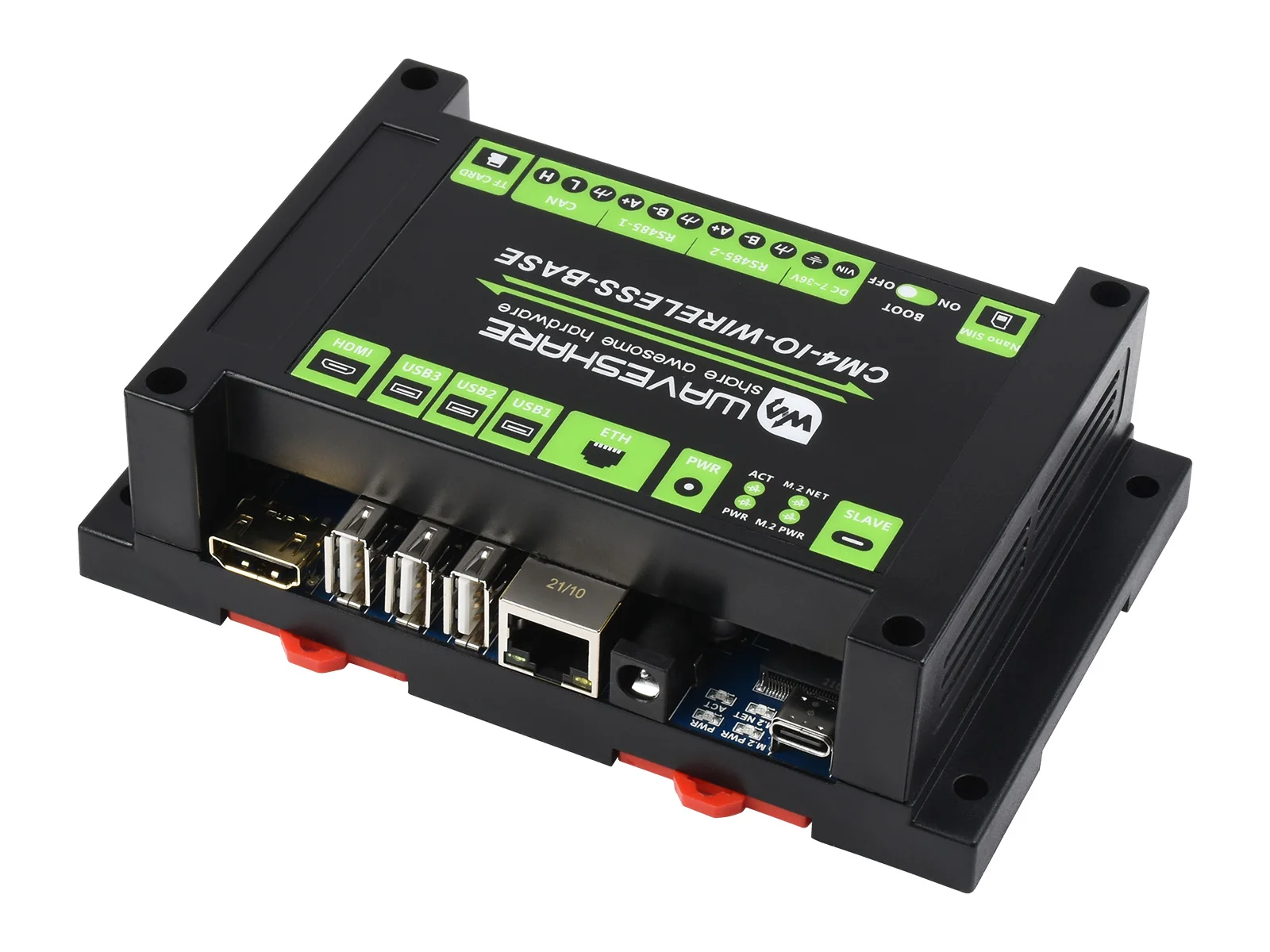 Immagine 5: Modulo di espansione wireless IoT industriale Waveshare, supporto 4G/5G/LoRa, multi interfacce, per modulo di calcolo Raspberry Pi 4