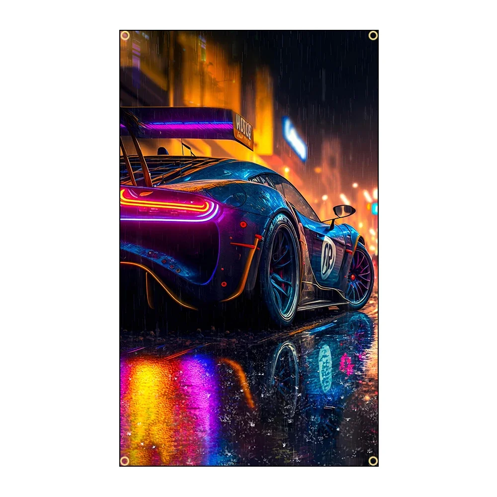 3X5FT 90X150cm Cool Racing JDM Car Flag Polyester Printed Home or Outdoor Decoration Banner Gifts